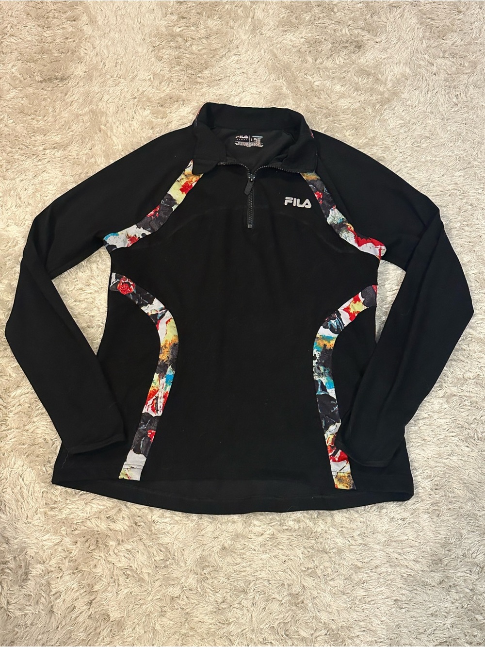 FILA Running Quarter-Zip Pullover L